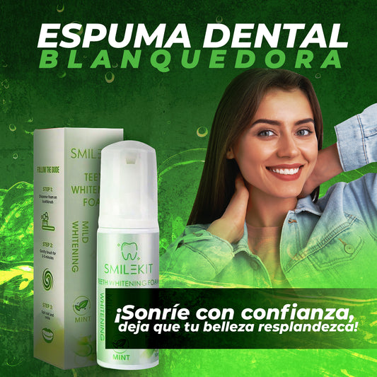 ESPUMA DENTAL BLANQUEADORA - SmileKit